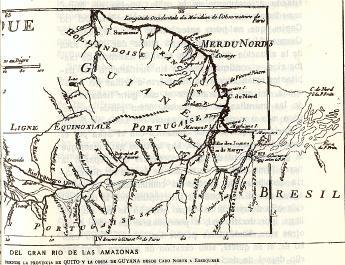 Ch.- M. de La Condamine - Mapa 2
